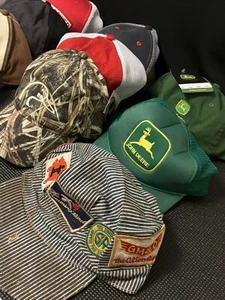 Baseballmütze Kappe Druckknopflasche Set Vintage & Modern ~ John Deere, Bulls, Trucker usw. - Bild 1 von 16