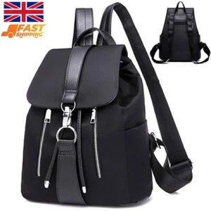 Womens Ladies Waterproof Anti-Theft Backpack Rucksack Travel School Shoulder Bag - Picture 1 of 17