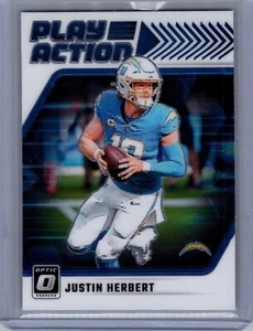 2024 Donruss Optic Football - Justin Herbert - Play Action Insert #16 - Bild 1 von 2