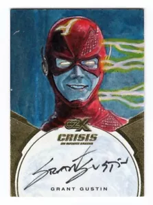 CZX Crisis on Infinite Earths 1/1 Grant Gustin Sketch Autograph Angelo De Capua - Bild 1 von 3