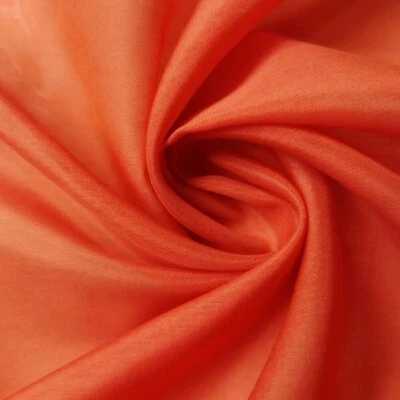 55‘’ Wide Silk Cotton Lining White Solid Color Natural Silk Fabric Dress Scarf - Image 1 of 4