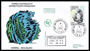FSAT / TAAF 2000. Sc.259. Mineral Mica. FDC Kerguelen -Read description- - Picture 1 of 1