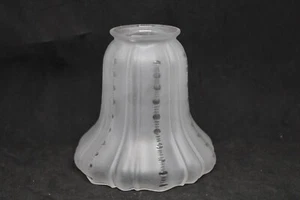 Vintage Wheel Cut Sheridan Light Fixture Sconce Shade Globe 2.25 Fitter CB-6 - Picture 1 of 5