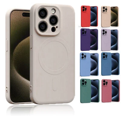 TRANSPARENT KLARE SILIKON HÜLLE FÜR IPHONE 15 14 13 12 11 PRO MAX Hülle für iPhone 15 14 13 12 11 Pro Max TPU Magsafe Handy Display Schutz Case