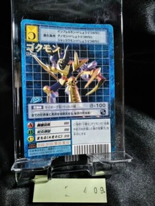 Estampilla de oro japonés 409 tarjeta Digimon Japón Gokumon Bo-909 - Imagen 1 de 2