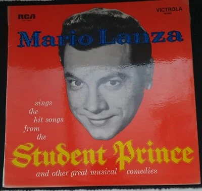 Mario Lanza The Student Prince Orig 1954 Australian release 12" vinyl 1st Press - Image 1 of 4