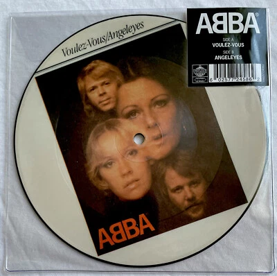 ABBA - Voulez-Vous/Angeleyes- 40th Anniversary UK 7" Picture Disc (Vinyl Record) - Image 1 of 3