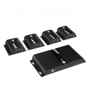 SIIG 4-Port HDMI Extender Splitter (1x4) over Cat6 with IR - 40m 1080p Full HD - Picture 1 of 8