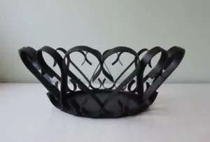 1960’s Wrought Iron Fruit Basket, Planter 10 1/2” x 4 1/2” - Picture 1 of 4