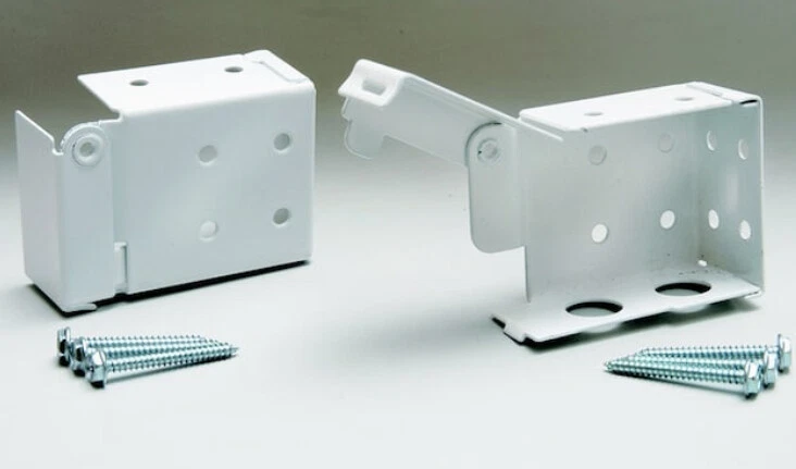 Soportes de cenefa de montaje de madera sintética Levolor de 8 piezas, 1 juego Foto 1 de 1