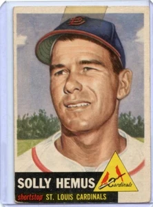 1953 Topps Solly Hemus Cardenales de San Luis #231 Hola 🚀😳💥 Original - Imagen 1 de 2