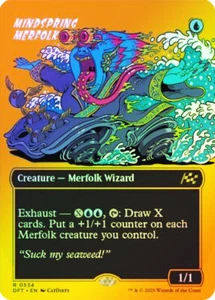 Lámina de primer lugar sin bordes Mindspring Merfolk Magic The Gathering - Aetherdrift #534 - Imagen 1 de 1