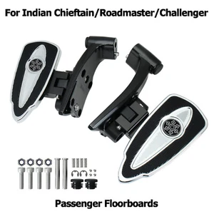 Passenger Rear Floorboards For Indian Challenger Roadmaster Chieftain Dark Horse - Picture 1 of 16