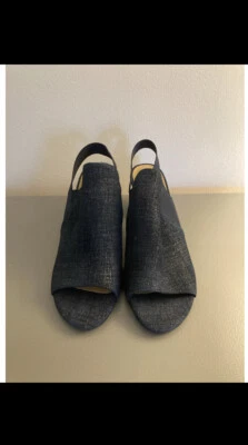 Vaneli Denim Berky Slingback block heels - Image 1 of 4