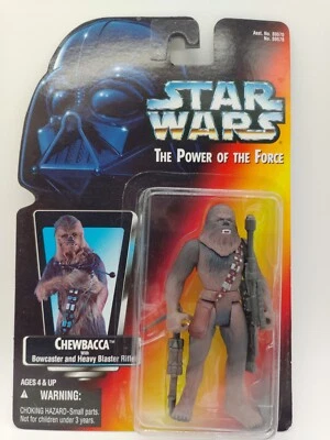 Figura de acción Kenner Star Wars El poder de la fuerza Chewbacca 1995 de colección Foto 1 de 2