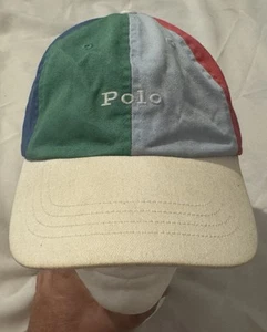 Polo Ralph Lauren Pinwheel Pastellfarben Mütze Kappe Strapback - Bild 1 von 10