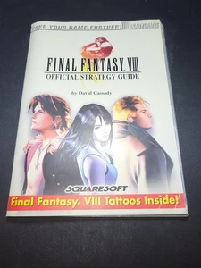 Final Fantasy VIII 8 Brady Playstation 1 PS1 Strategiehandbuch sehr guter Zustand mit Tattoos - Bild 1 von 4