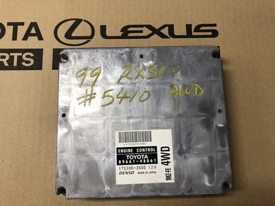Lexus RX300 1999 2000 módulo de control del motor ecm ecu 89661-48061 Foto 1 de 3