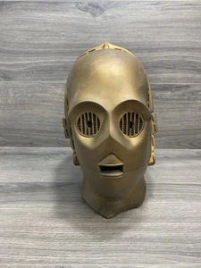 Máscara de Halloween C3PO 1977 de colección ~ Star Wars ~ 20th Century Fox Film Corp 1977 - Imagen 1 de 8