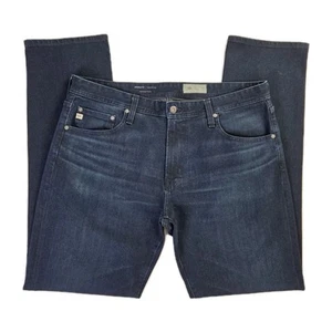 Pantalones de mezclilla Adriano Goldschmied graduado pierna a medida para hombre talla 36x34 azul AG 360 Japón - Imagen 1 de 8
