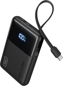 Powerbank INIU 45W, 10000 Mah Slim Powerbank ze zintegrowanym kablem USB-C, Hi - Zdjęcie 1 z 1