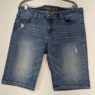 Pantalones Cortos Denim American Rag Talla 13 Azul Envejecido Jean Bermuda Informal Foto 1 de 4