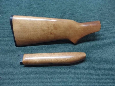 H&R TOPPER MODEL 58 20GA. - WOOD STOCK SET - W/ STOCK BOLT & FOREND SCREW - Image 1 of 4