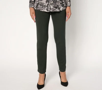 Women with Control Women's Petite Pants PL Tummy Slim Leg Pant Black A699598 - Image 1 of 4