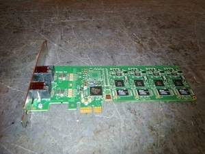 BAD Mainpine IQ Express 4-Port RF5122 PCIe Fax Modem Card AS-IS - Picture 1 of 5