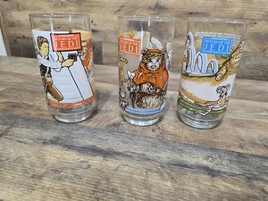 Vintage Star Wars 1983 Vintage Return of the Jedi Burger King Glas 3er Set - Bild 1 von 11