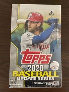 2020 TOPPS UPDATE FACTORY SEALED HOBBY WAX BOX 24 PACKS 14 CARDS PER PACK - Bild 1 von 4