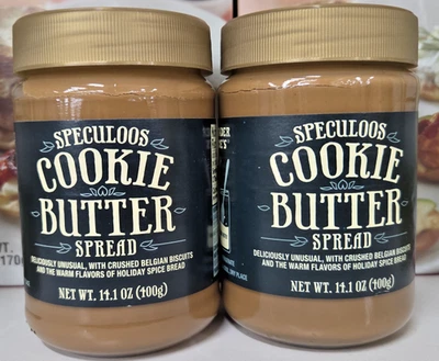 Масло для печенья Trader Joe's Speculoos 14,1 унции 400 г (2 банки) - Изображение 1 из 2
