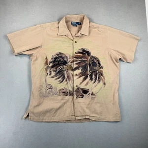 Polo Ralph Lauren Hemd Herren 2XL Twill Vintage Camp Palme Hawaii Print - Bild 1 von 8