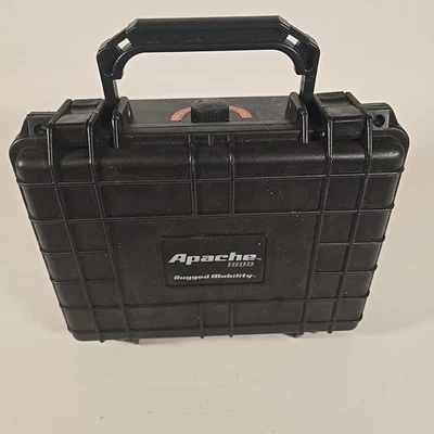 Apache 1800 Weatherproof Protective Hard Case Black Rugged Electronics Camera  - Image 1 of 4
