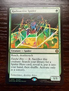 MAGIC MTG MARVEL SPIDER-MAN 0285 RADIOACTIVE SPIDER-MAN FOIL - Picture 1 of 2