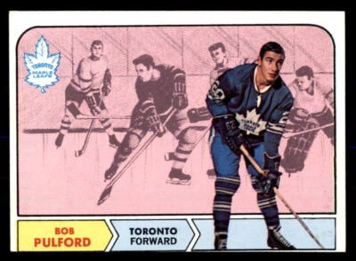 1968-69 Topps Hockey #129 Bob Pulford NM (MC) *RC1 - Image 1 of 2