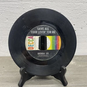 Brenda Lee - Save All Your Lovin' For Me; All Alone Am I - Vinyl 45 RPM - Picture 1 of 2