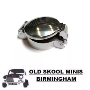CLASSIC MINI CHROME ASTON FUEL/PETROL CAP PRE 96 AUSTIN MORRIS COOPER ROVER 2H1 - Picture 1 of 1