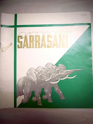 Infoheft Zirkus Sarrasani, reich bebildert, 1960er Jahre - Bild 1 von 3