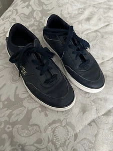 Boys Lacoste trainers Navy Blue Size 13 - Picture 1 of 6