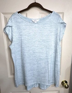 NWOT Market & Spruce Aqua Mint Bravyan Button Back Detail Sweater Knit Top - Picture 1 of 5