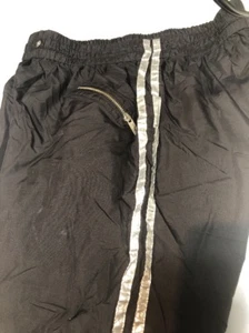 Youth Black And Silver Joggers - Picture 1 of 5