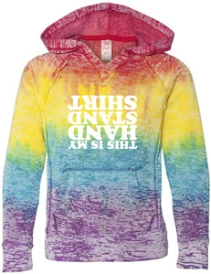 This is My Handstand Shirt Girls V-neck Hoodie - Picture 1 of 4