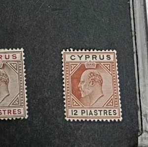 CYPRUS 1904 12pi SG 69 Sc 57 MLH - Picture 1 of 2