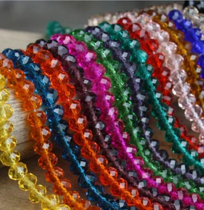 4mm 6mm 8mm 10mm crystal flat beads - Picture 1 of 39