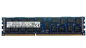 SK Hynix 16GB (1X16GB) RAM PC3L-12800R DDR3-1600 SERVER SDRAM HMT42GR7BFR4A-PB - Picture 1 of 2