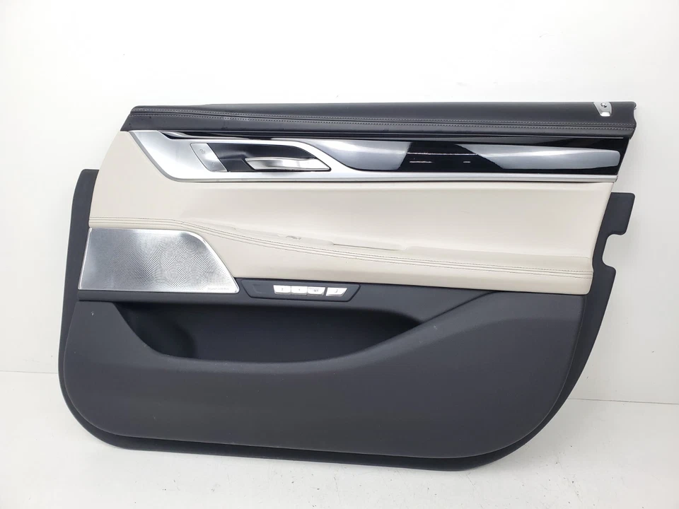 BMW ALPINA B7 750 G12 2016-2022 PANEL DE MOLDURA DE PUERTA INTERIOR DELANTERA DERECHA BEIGE OEM  Foto 1 de 4