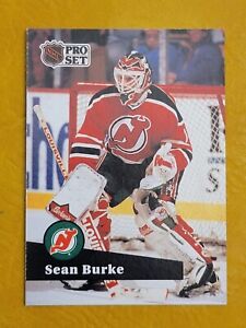 1991-92 Pro Set Sean Burke #132 New Jersey Devils NM 