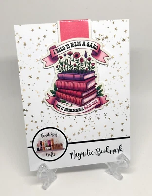 BEWITCHINGLY BOOKISH Funny Book Gang Magnetic Bookmark Book Lover Bookish Gift Planner Journal