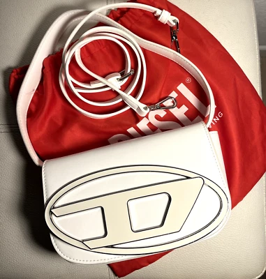 Diesel 1DR Iconic Nappa Leather Shoulder bag in white (price negotiable)  - Bild 1 von 3
